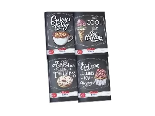 Herlitz Füzet A5 40 lapos kockás BlackBoard Muffin 
