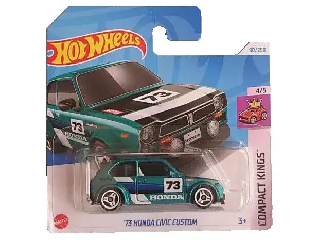 Hot Wheels 2024 Compact Kings 1973 Honda Civic Custom 1:64 kisautó