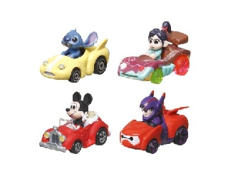 Hot Wheels: Disney Racer Verse kisautó csomag - 4 db-os