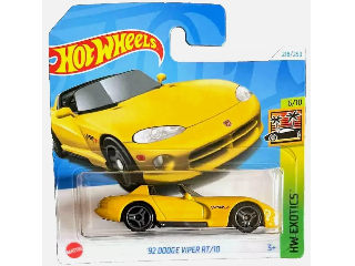 Hot Wheels Hw Exotics kisautó 1:64 1992 Dodge Viper RT/10