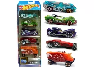 Hot Wheels kisautók 5db-os szett - X raycers