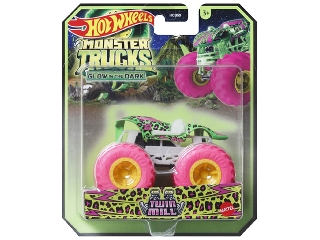 Hot Wheels Monster Trucks sötétben világító autó Twin Mill