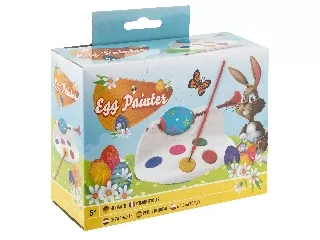 Húsvéti tojásfestő szett, 6 festék, ecset