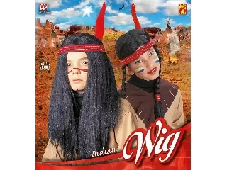 Indián paróka fejpánttal tollal