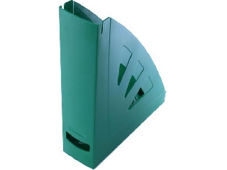 Iratpapucs, műanyag, 75 mm, VICTORIA OFFICE, zöld