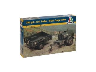 Italeri: 250 Gal.s tank trailer M101 Cargo utánfutó makett, 1:35