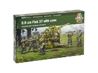 Italeri: 8.8 cm Flak 37 löveg makett, 1:56