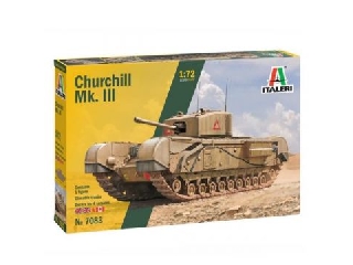 Italeri: Churchill Mk. III tank makett, 1:72