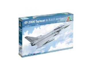 Italeri: Eurofighter Typhoon EF-2000 “In R.A.F. Service” repülőgép makett, 1:72