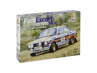 Italeri: Ford Escort RS1800 autó makett, 1:24