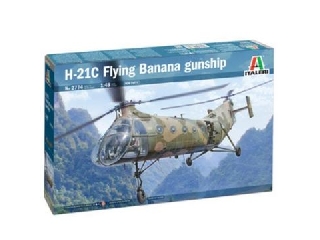 Italeri: H-21C Flying Banana G helikopter makett, 1:48