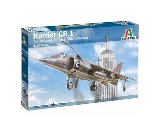 Italeri: Hawker Harrier repülőgép makett, 1:72