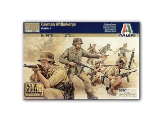 Italeri: II. világháborús Afrika Korps német csapat, 1:72