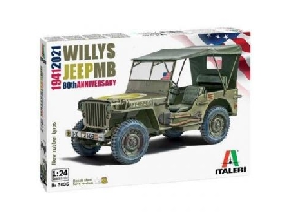 Italeri: Jeep Willys MB terepjáró makett, 1:24