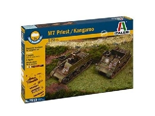 Italeri: M7 Priest és Kangaroo katonai jármű makett, 1:72