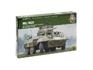 Italeri: M8/M20 páncélautó makett, 1:56