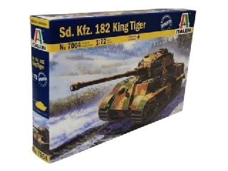 Italeri: Sd. Kfz. 182 Király tigris tank makett, 1:72