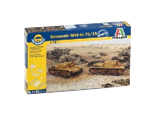 Italeri: Semovente M40 da 75/1 tank makett, 1:72