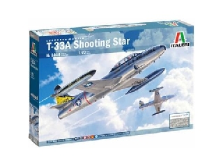 Italeri: T-33A Shooting Star repülőgép makett, 1:72