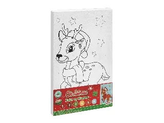 Karácsonyi fess számok szerint, 29, 7x19, 5 cm Rudolf 