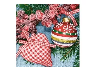 Karácsonyi szalvéta Xmas heart