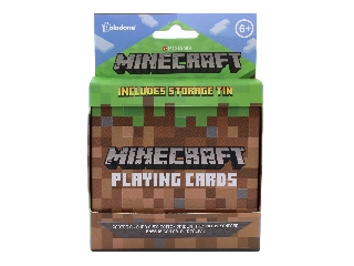 Kártyajáték Minecraft fém dobozban