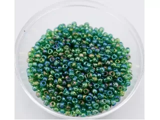 Kásagyöngy 2 mm 20 g symphony  zöld