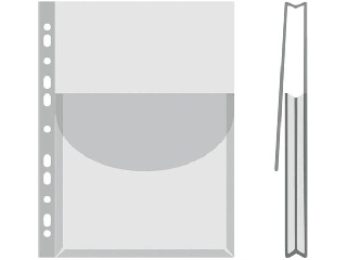 Katalógustartó genotherm, lefűzhető, A4, 170 mikron, víztiszta, 27 mm, DONAU
