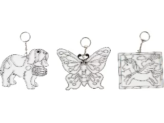 Kifesthető 3 darabos suncatcher - többféle