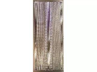 Kontúrmatrica Ezüst 10*23 cm \