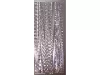 Kontúrmatrica Ezüst 10*23 cm \