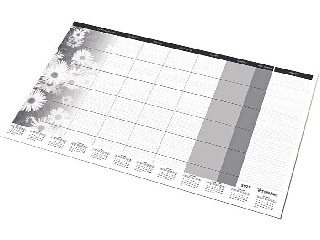 Könyökalátét, 470x330 mm, havi tervezővel, PANTA PLAST, virágos