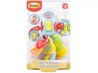 Kulcs alakú rágóka (zenél, világít)