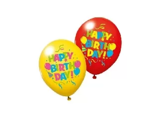 Léggömb / 6 db Happy Birthday
