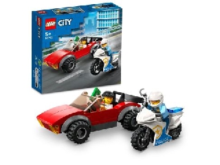 LEGO City 60392 Rendőrségi motoros autós üldözés