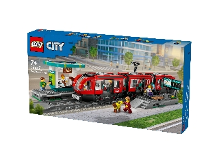 LEGO City 60423 Belvárosi villamos és megálló