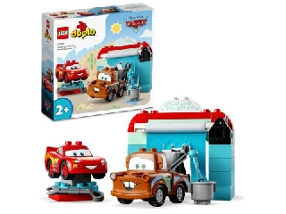 LEGO DUPLO Disney TM 10996 Villám McQueen és Matuka vidám autómosása