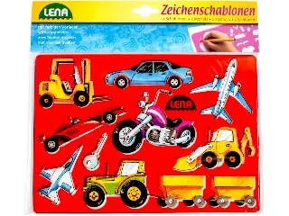 Lena Rajzsablon - Közlekedés és Járművek