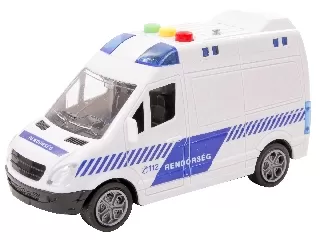 Lendkerekes magyar rendőrautó fénnyel,hanggal
