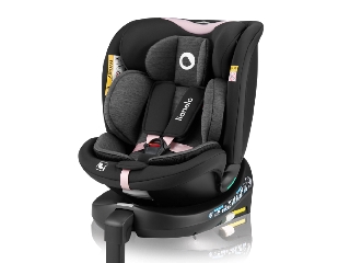 Lionelo gyerekülés Navy i-Size Isofix 360 fok 40-150 cm pink