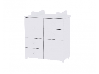 Lorelli Cupboard pelenkázó komód - White / Fehér