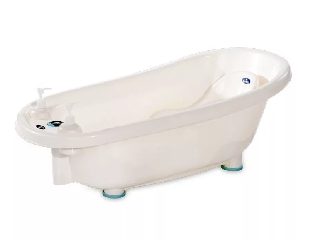 Lorelli kád 88cm babatartóval és hőmérővel - White/Blue