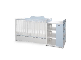 Lorelli Multi kombi ágy 190x72 - White Baby Blue