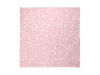 Lorelli Muszlin takaró 80x80 cm - Rose With Stars