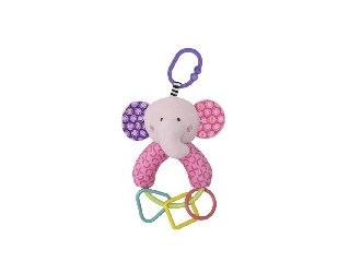 Lorelli Toys csörgő - Pink Elefánt