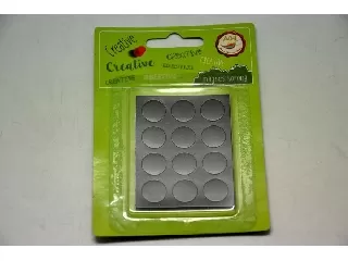 Mágnes korong ragasztós 1,27 cm 12 darabos
