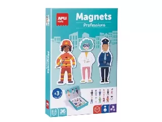 Mágneses készségfejlesztő készlet, 36 db, APLI 