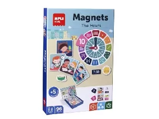 Mágneses készségfejlesztő készlet, 96 db, APLI 