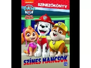 Mancs Őrjárat: Színes mancsok - Színezőkönyv