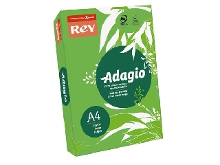 Színes másolópapír, A4, 80 g, REY Adagio, 500 lap, intenzív zöld
